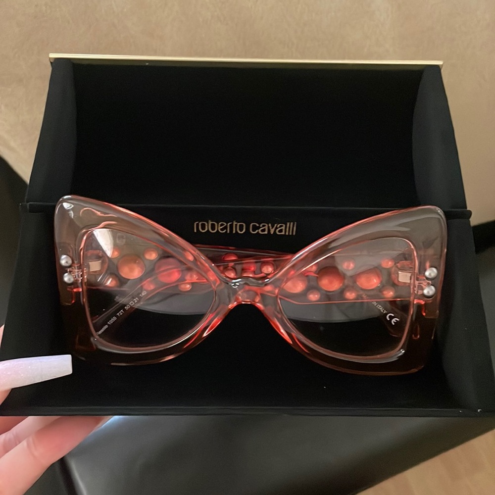 Pink Roberto cavalli glasses